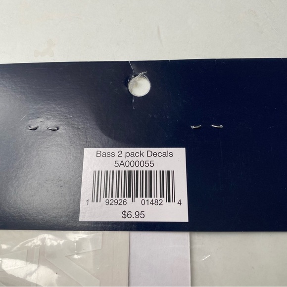 VINEYARD VINES New $7 2 Pack Bass Decals Fishing Catch Release Repeat U5 - Picture 3 of 3